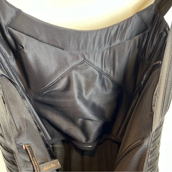 BCBG Satin Striped Gown - Picture 7 of 8